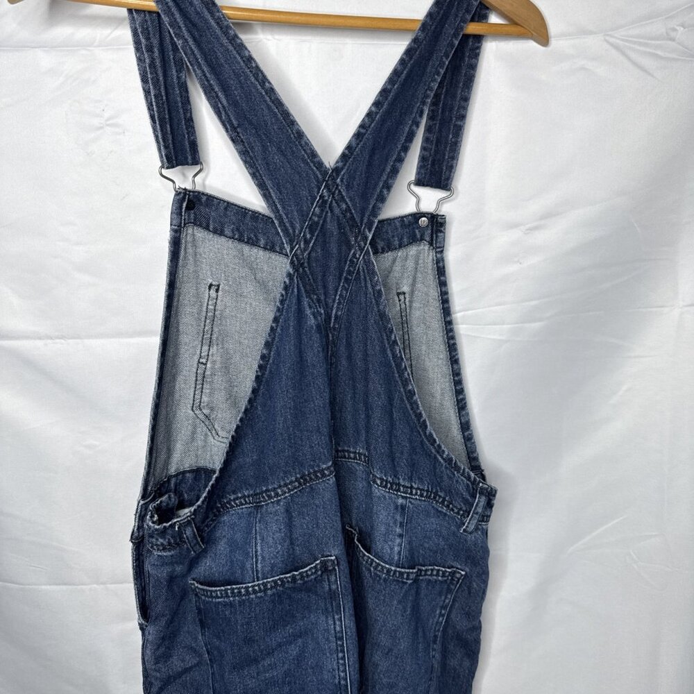We The Free Ziggy Denim Overalls Women's Size S Slouchy Jean Straight Leg - Picture 8 of 14